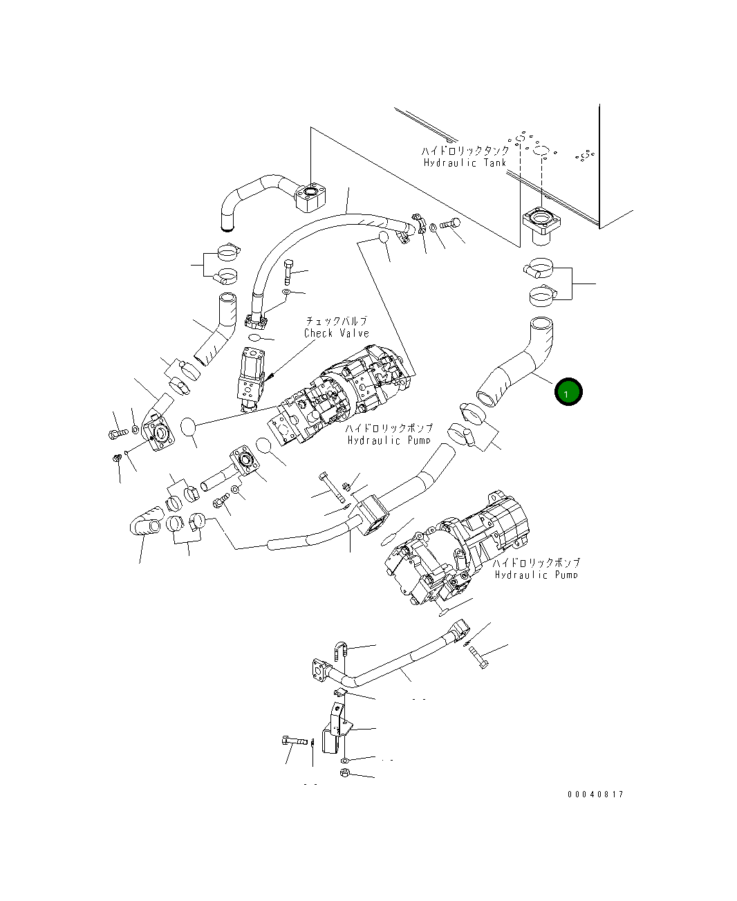 Шланг 423-62-41381 Komatsu