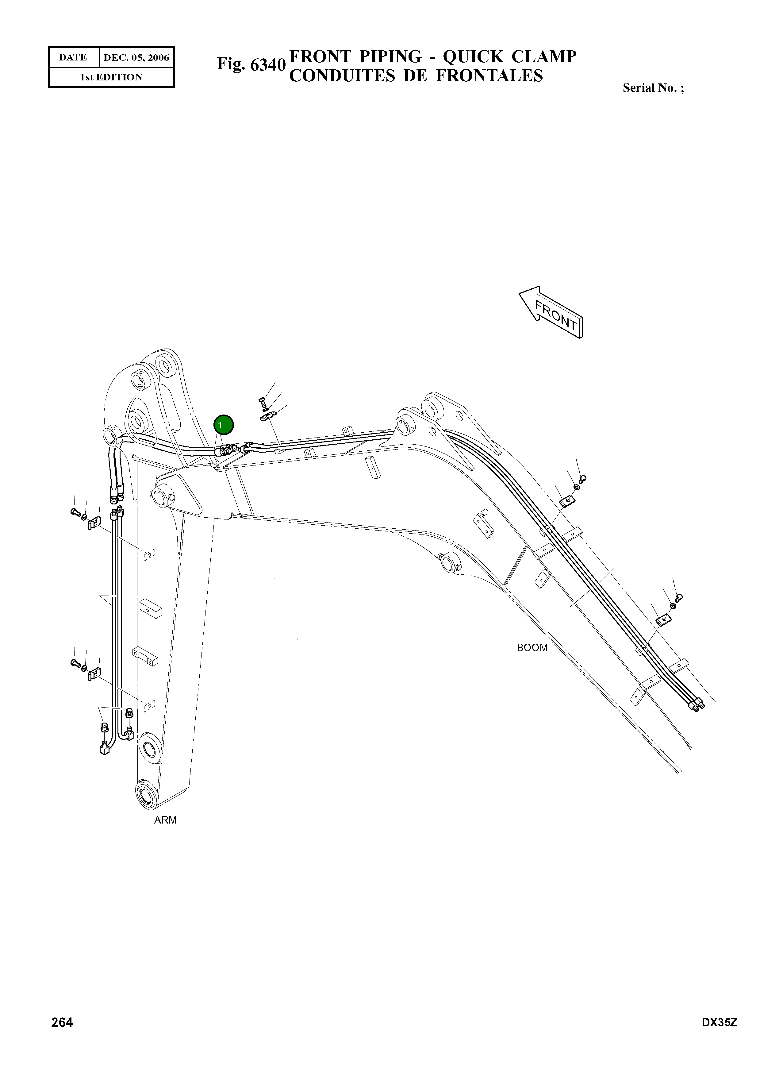 Шланг DS2094163 Komatsu
