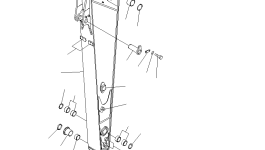 Втулка 22U-70-21220 Komatsu
