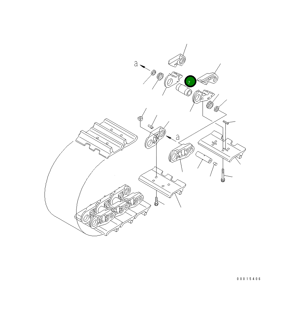 Втулка 198-98-09042 Komatsu