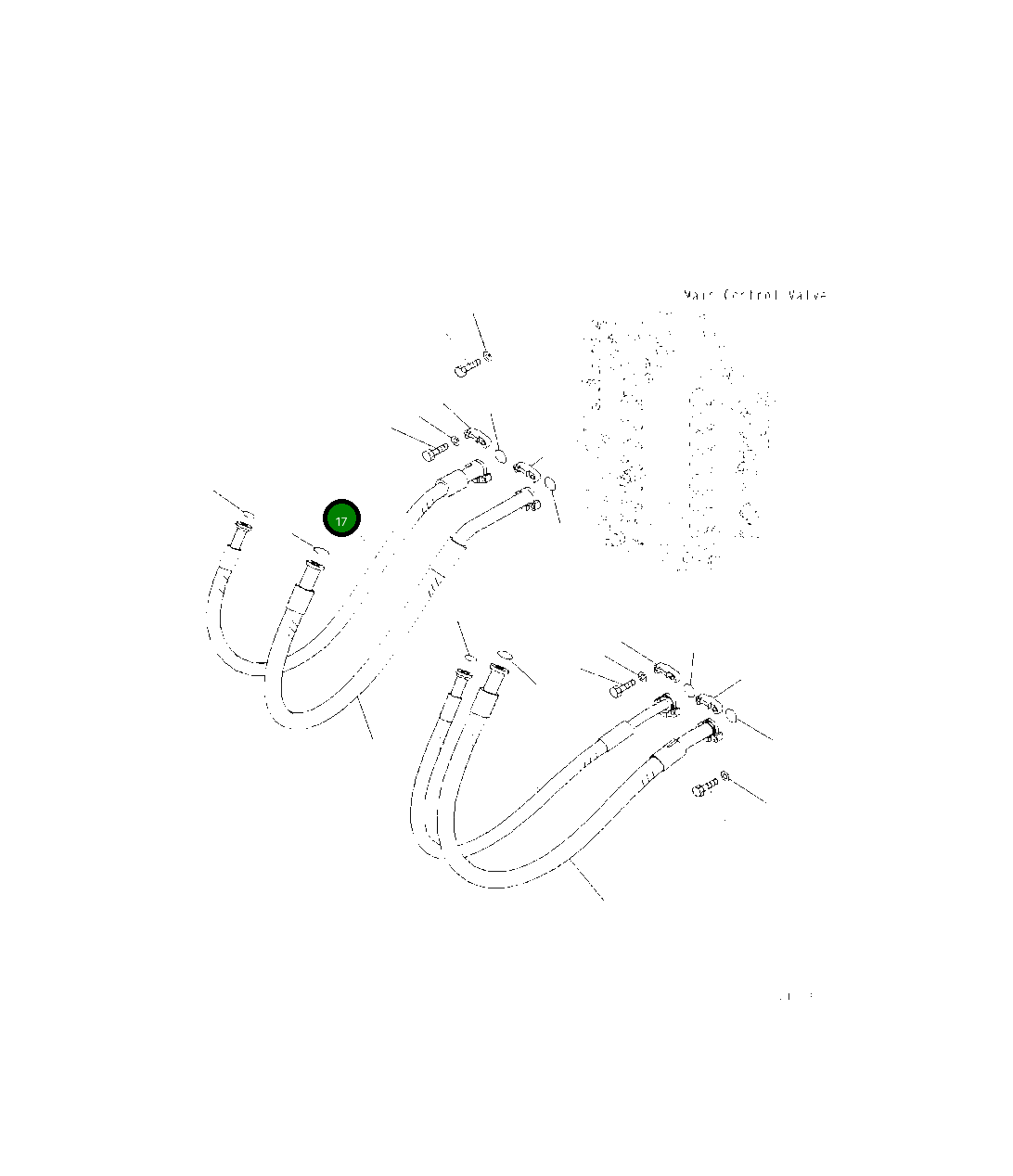 Шланг 2A5-62-15380 Komatsu