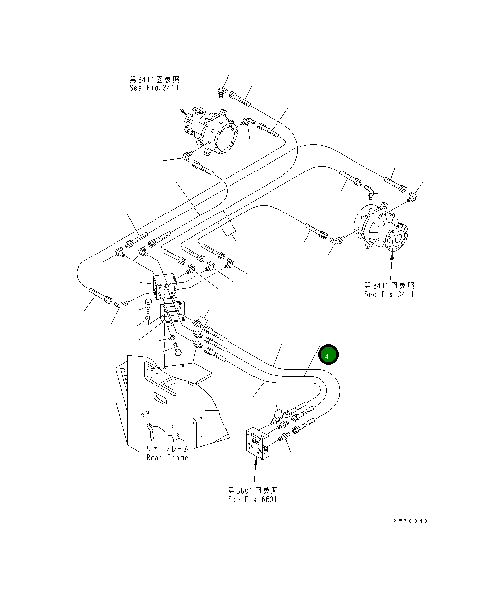Шланг 267-97-50427 Komatsu