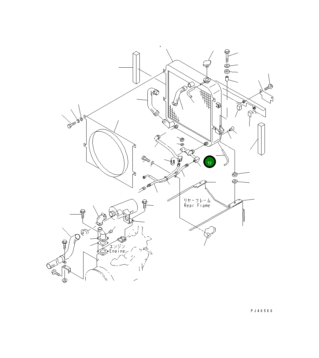 Шланг 415-Z92-1330 Komatsu