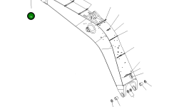 Втулка 21N-70-31181 Komatsu
