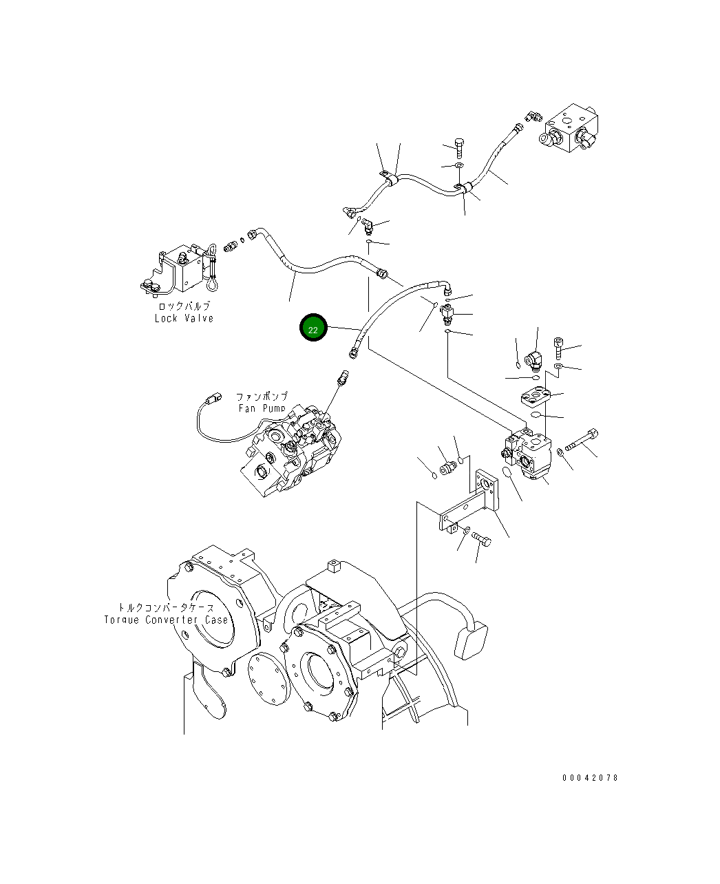 Шланг 421-V91-3340 Komatsu