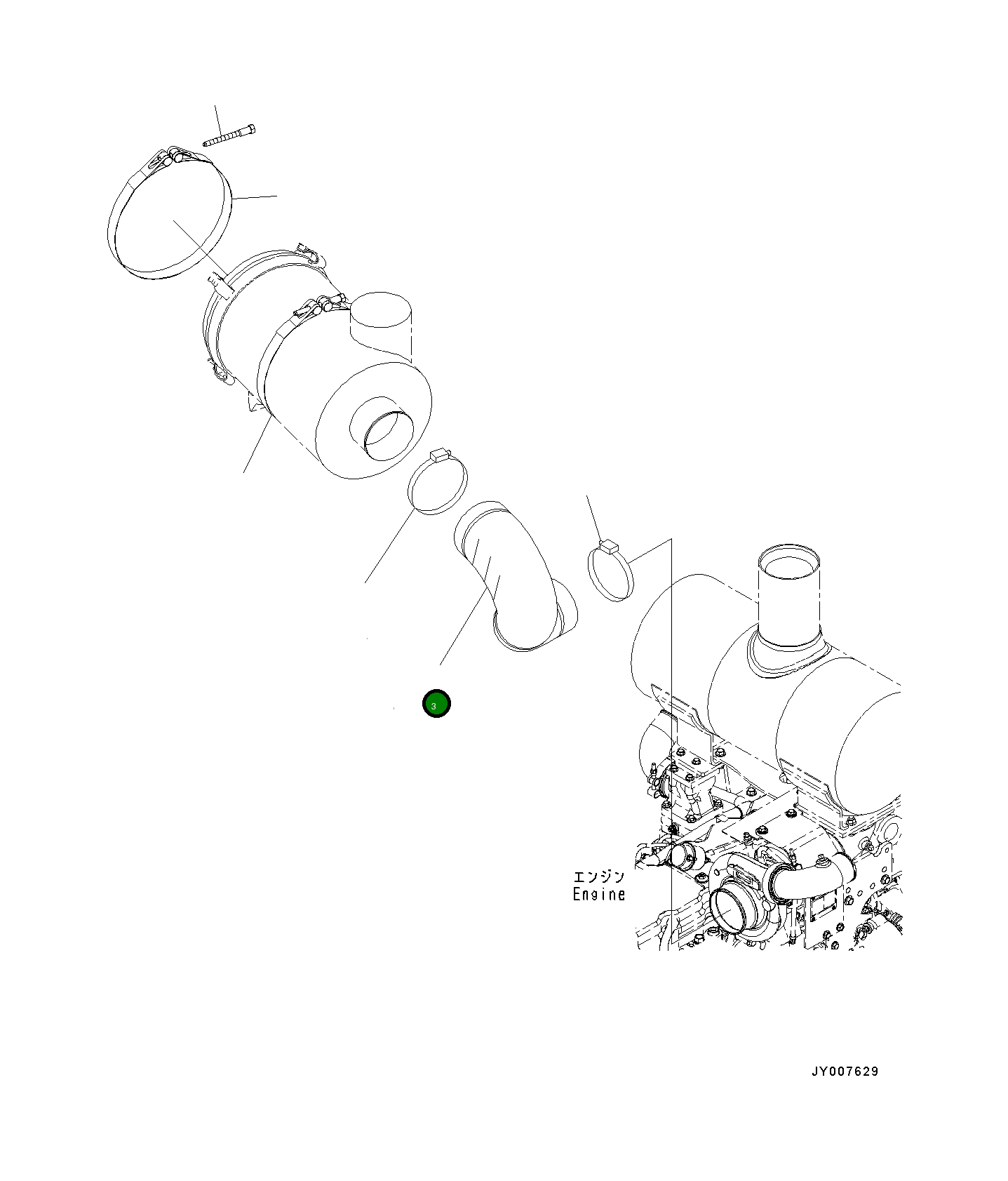 Шланг 418-01-42110 Komatsu