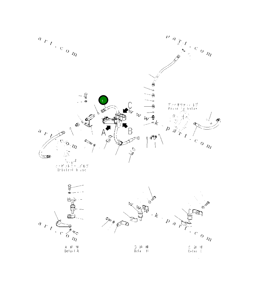 Шланг 418-62-52430 Komatsu