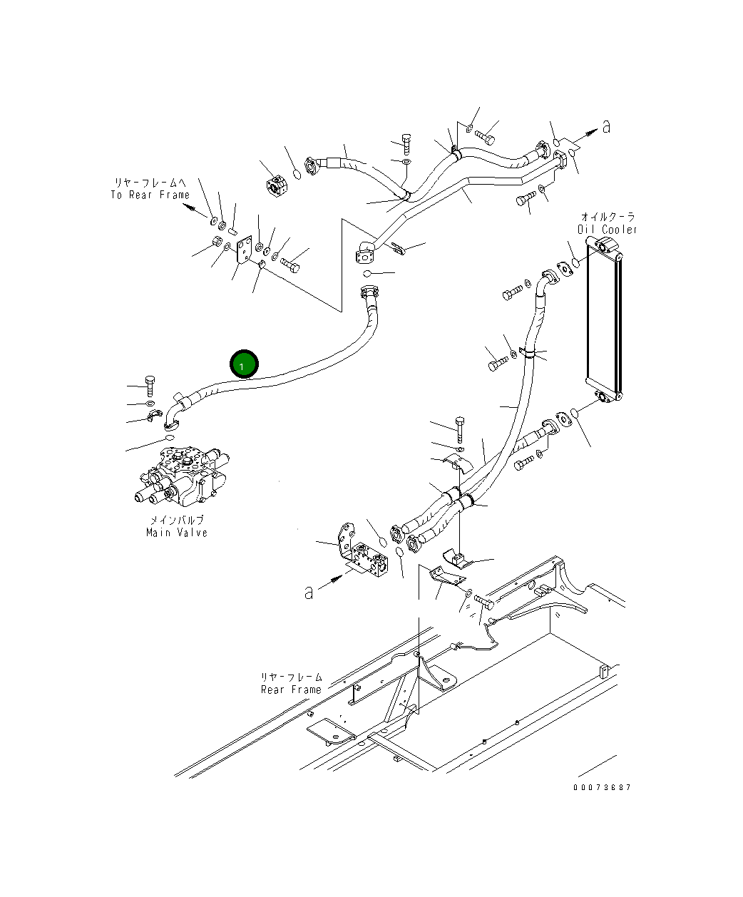 Шланг 419-62-33374 Komatsu