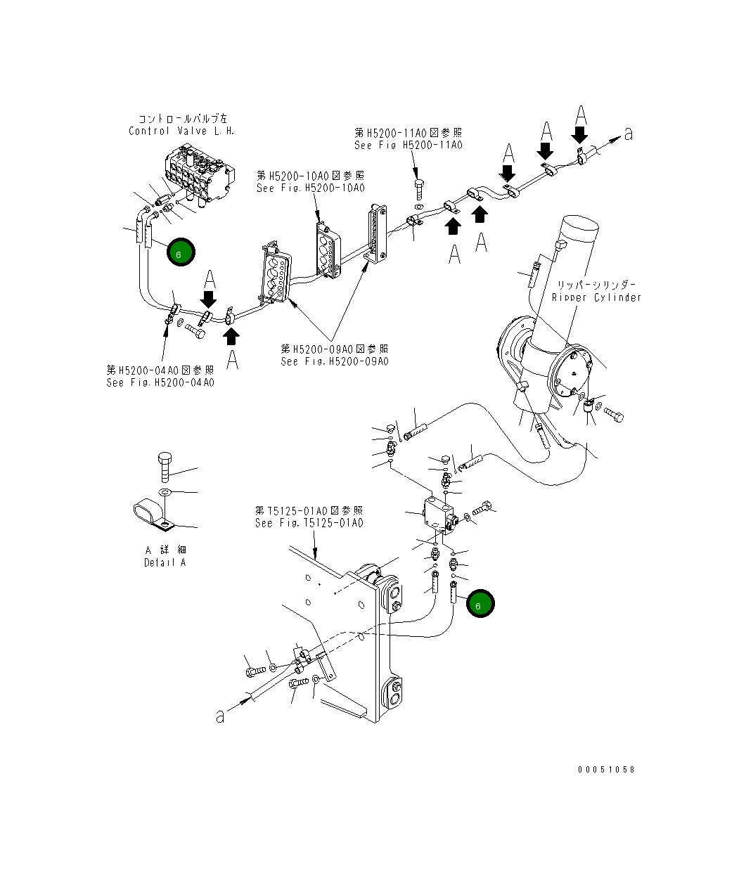 Шланг 23B-60-63182 Komatsu