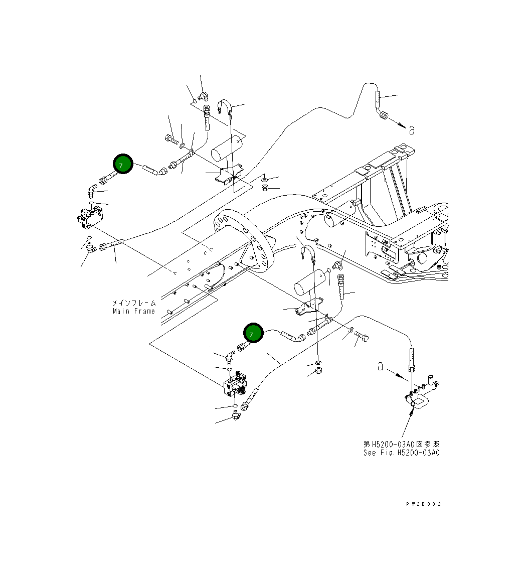 Шланг 23B-833-3611 Komatsu