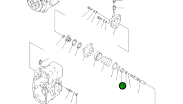 Гайка 02216-11010 Komatsu