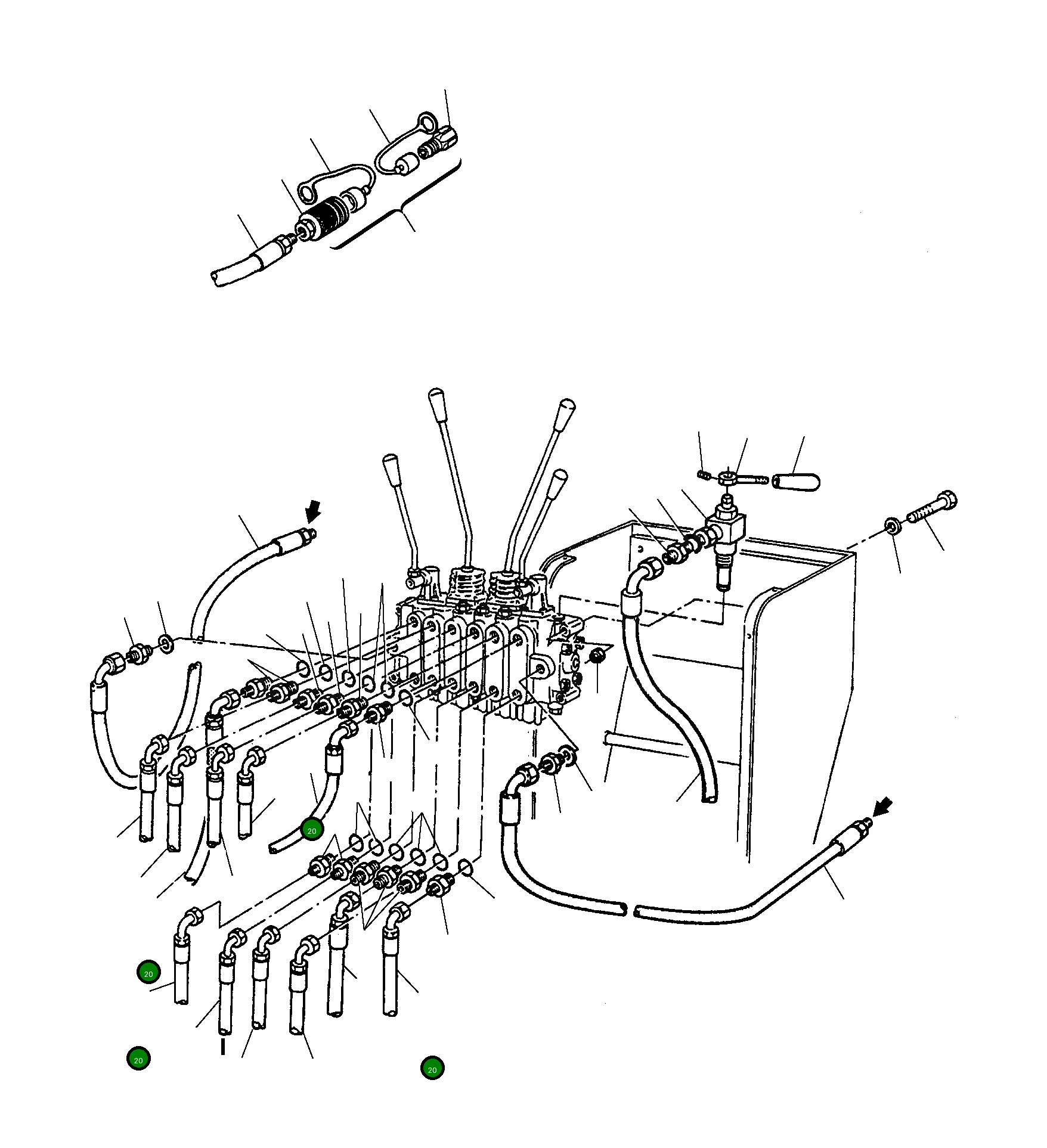 Шланг UE2511070 Komatsu