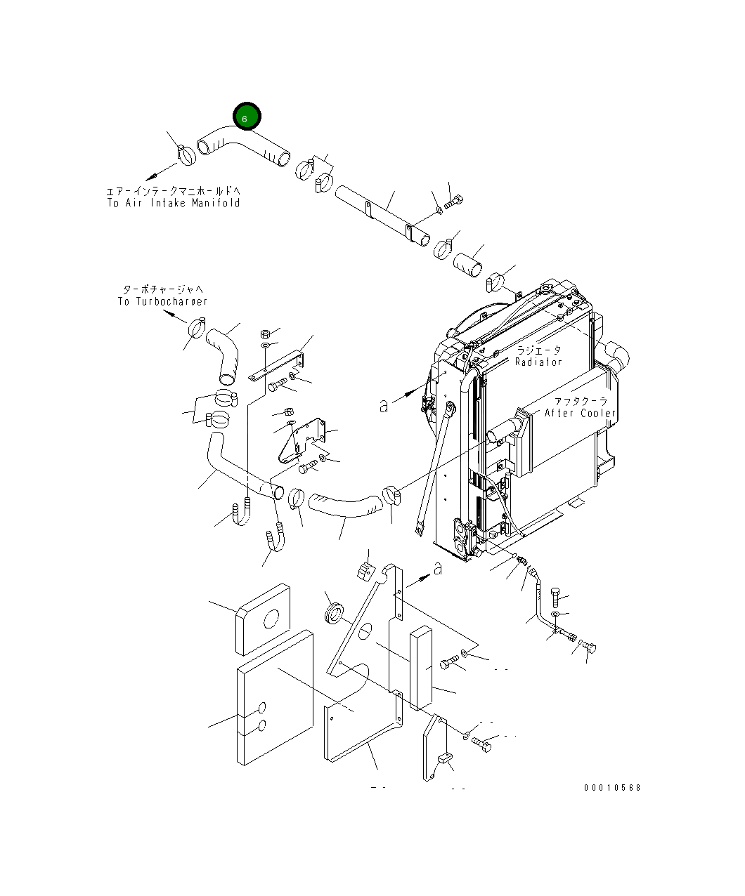 Шланг 22U-03-81450 Komatsu