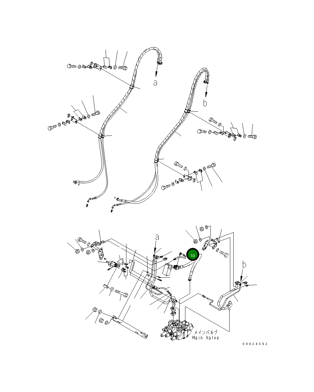Шланг 419-T90-3640 Komatsu