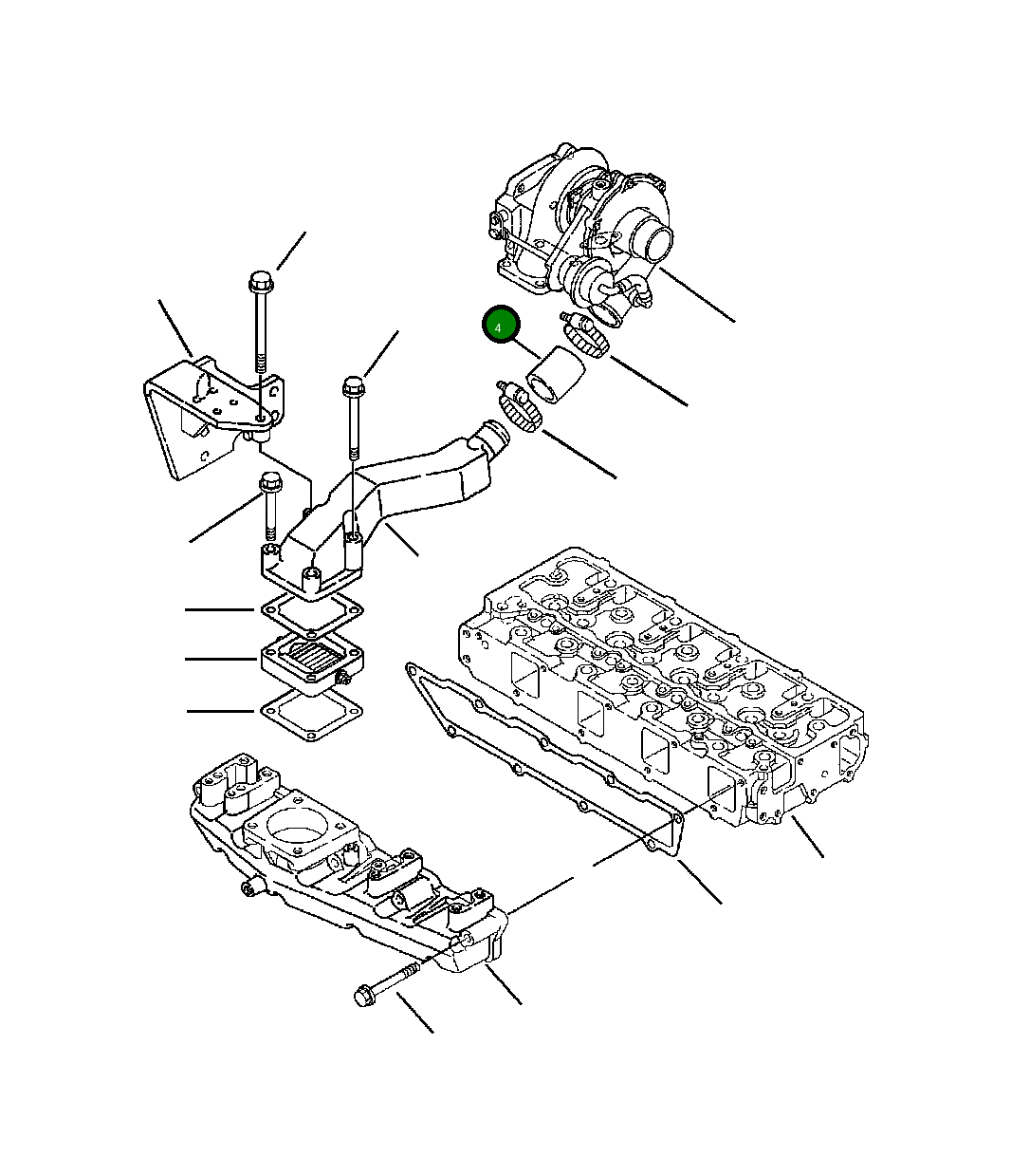 Шланг YM129595-18141 Komatsu