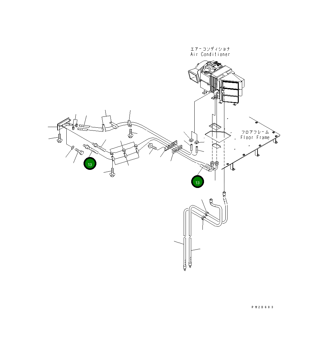 Шланг 569-07-81322 Komatsu