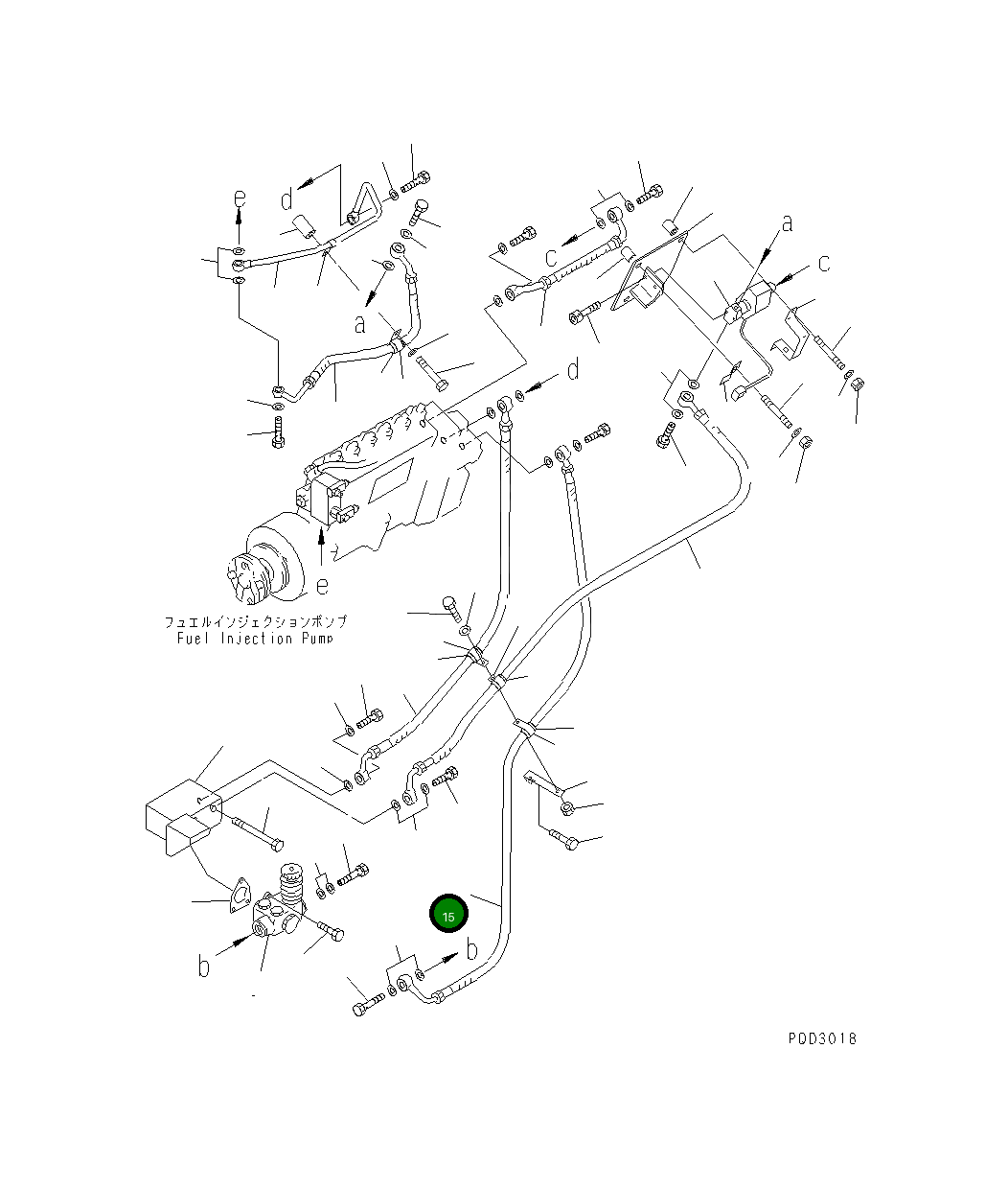 Шланг 6215-71-7820 Komatsu