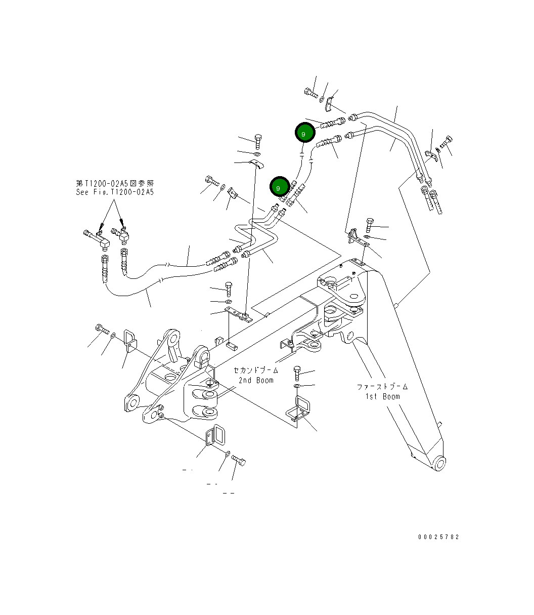Шланг 21X-973-3251 Komatsu