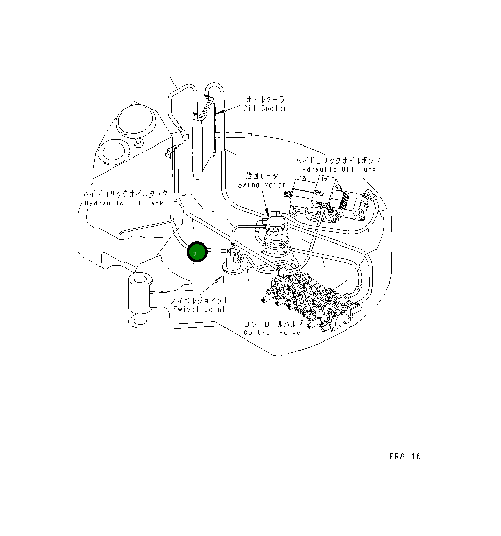 Шланг YM172164-78331 Komatsu