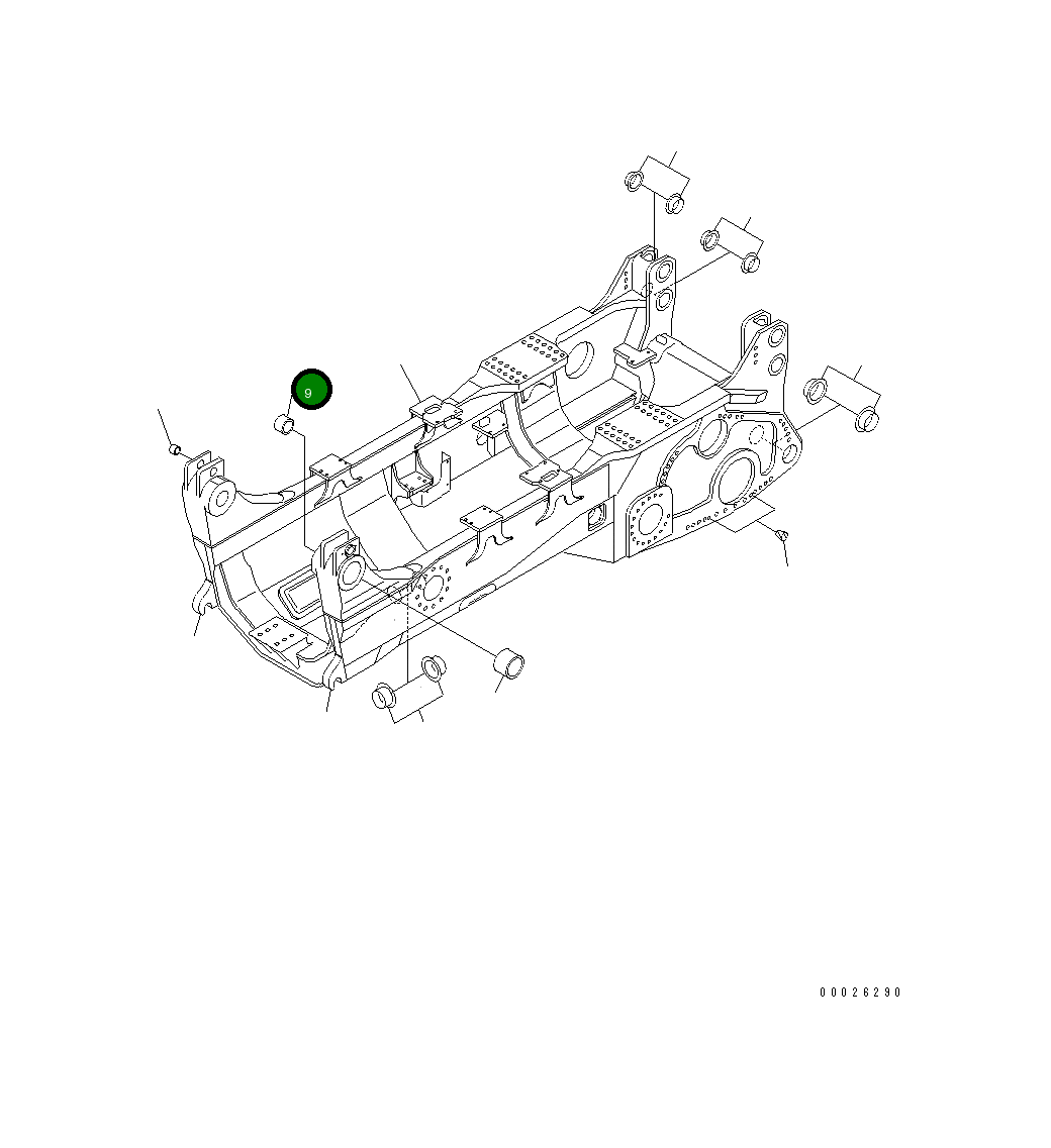Втулка 19M-61-11251 Komatsu