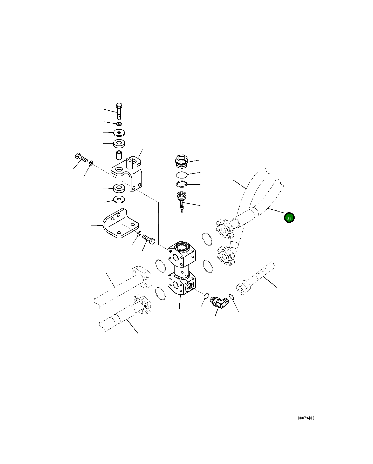 Шланг 418-62-48121 Komatsu