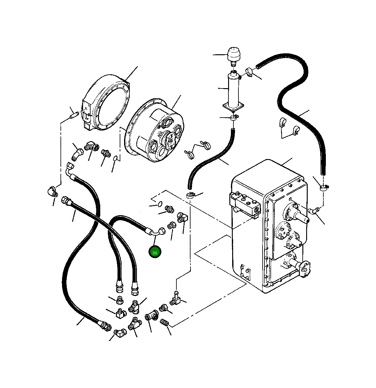 Шланг HA 0 592 Komatsu