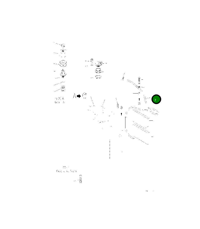 Шланг 21K-60-71620 Komatsu