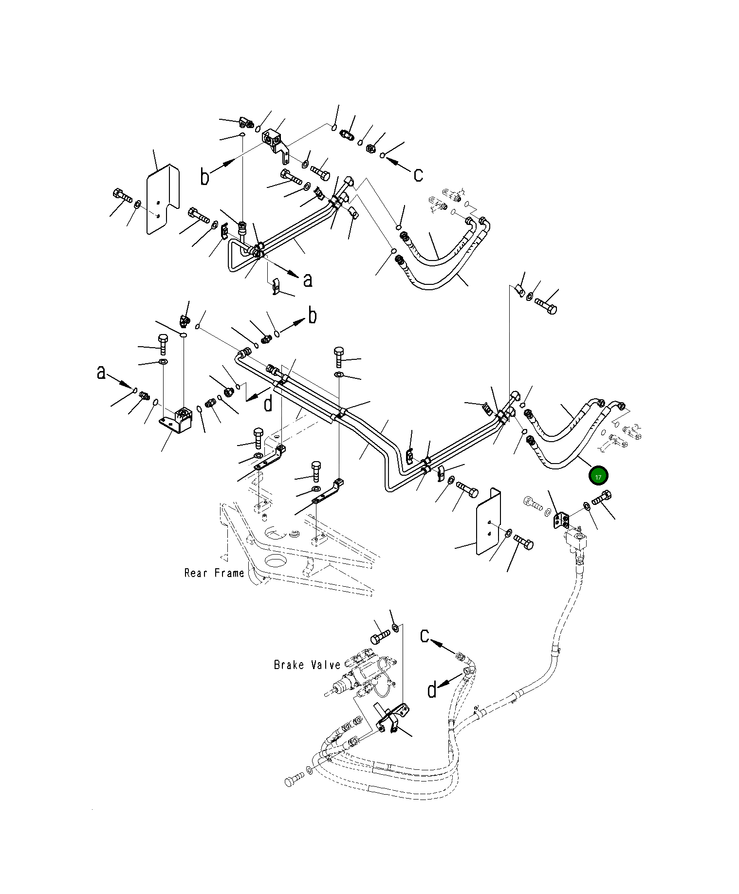 Шланг 23H-43-16260 Komatsu