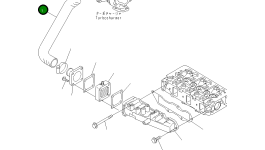 Шланг YM129006-12060 Komatsu