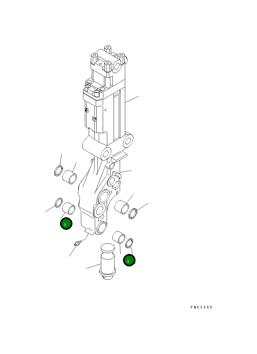 Втулка 20P-70-71230 Komatsu
