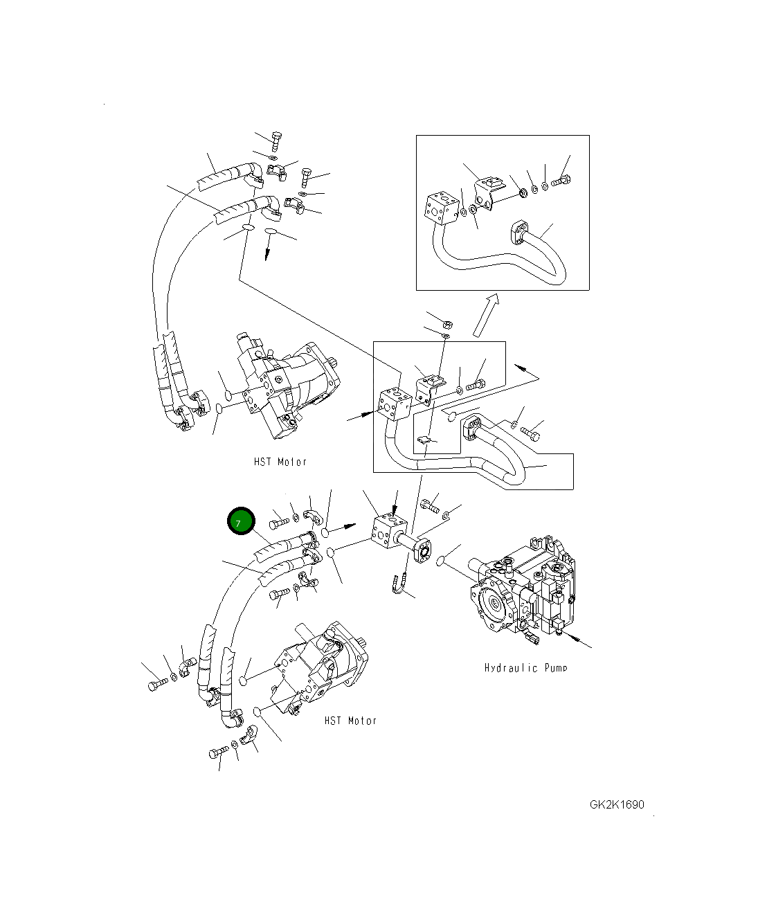 Шланг 418-18-32520 Komatsu