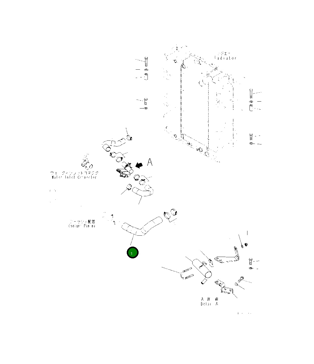 Шланг 419-03-61191 Komatsu