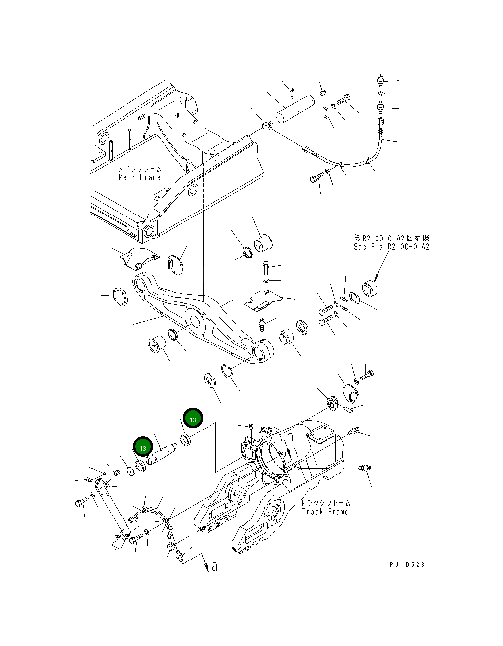 Втулка 195-50-41180 Komatsu