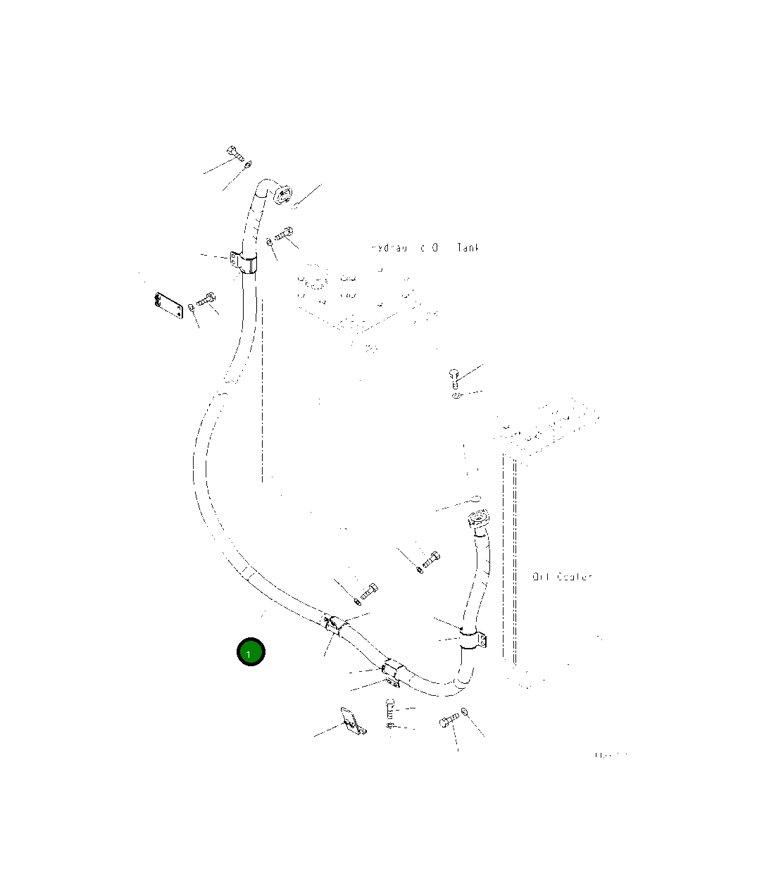 Шланг 2A5-62-15181 Komatsu