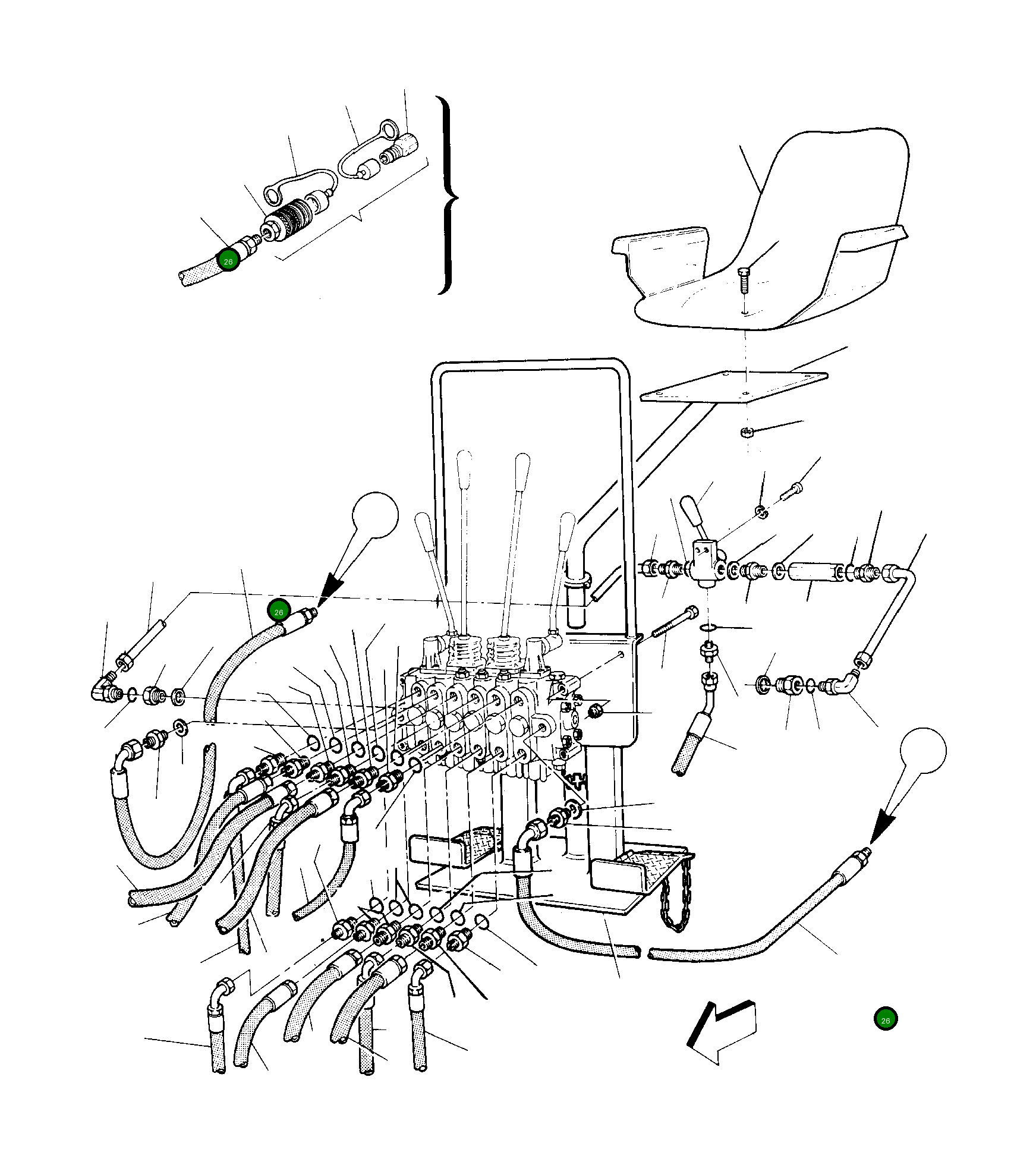 Шланг U3000250E Komatsu