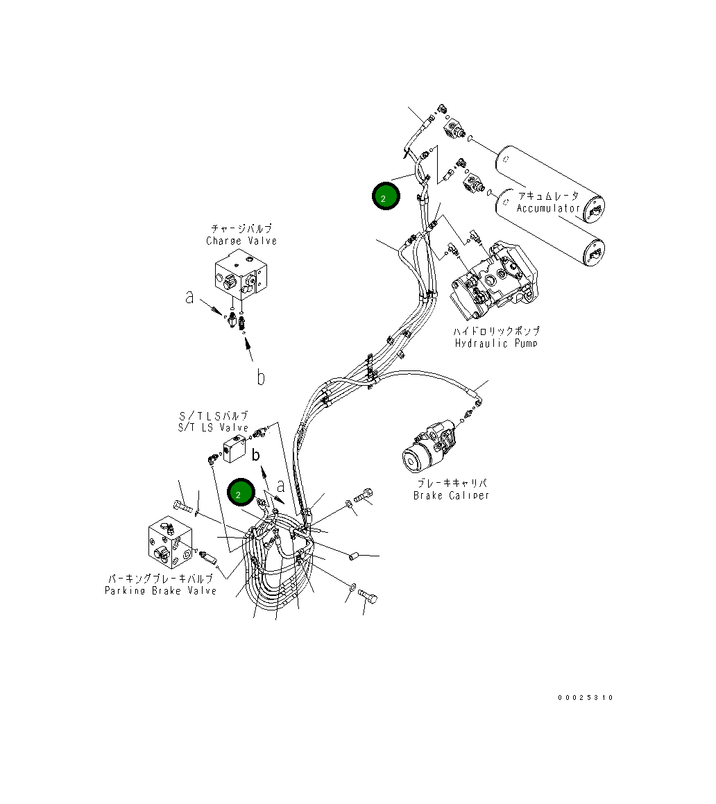 Шланг 23C-60-54152 Komatsu