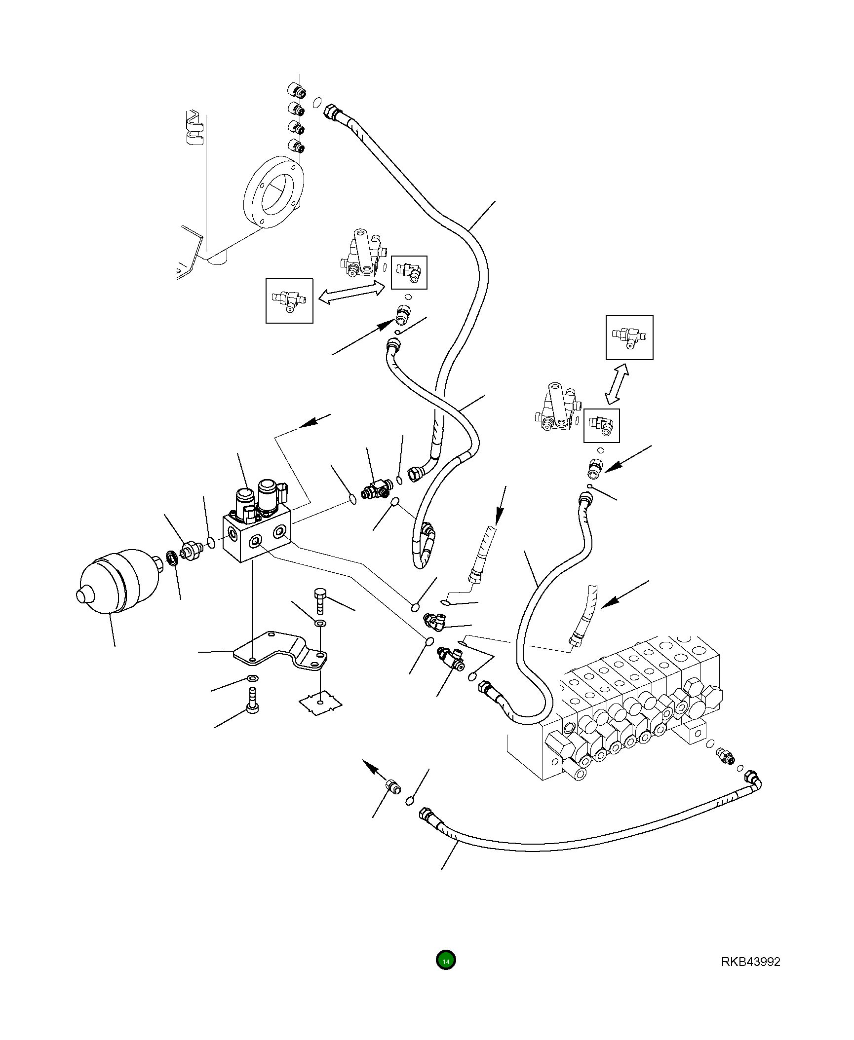 Шланг 22L-62-R4430 Komatsu