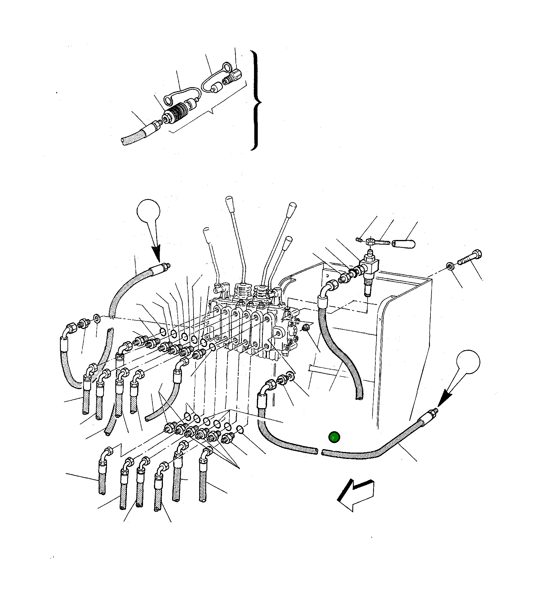 Шланг UE2700499 Komatsu
