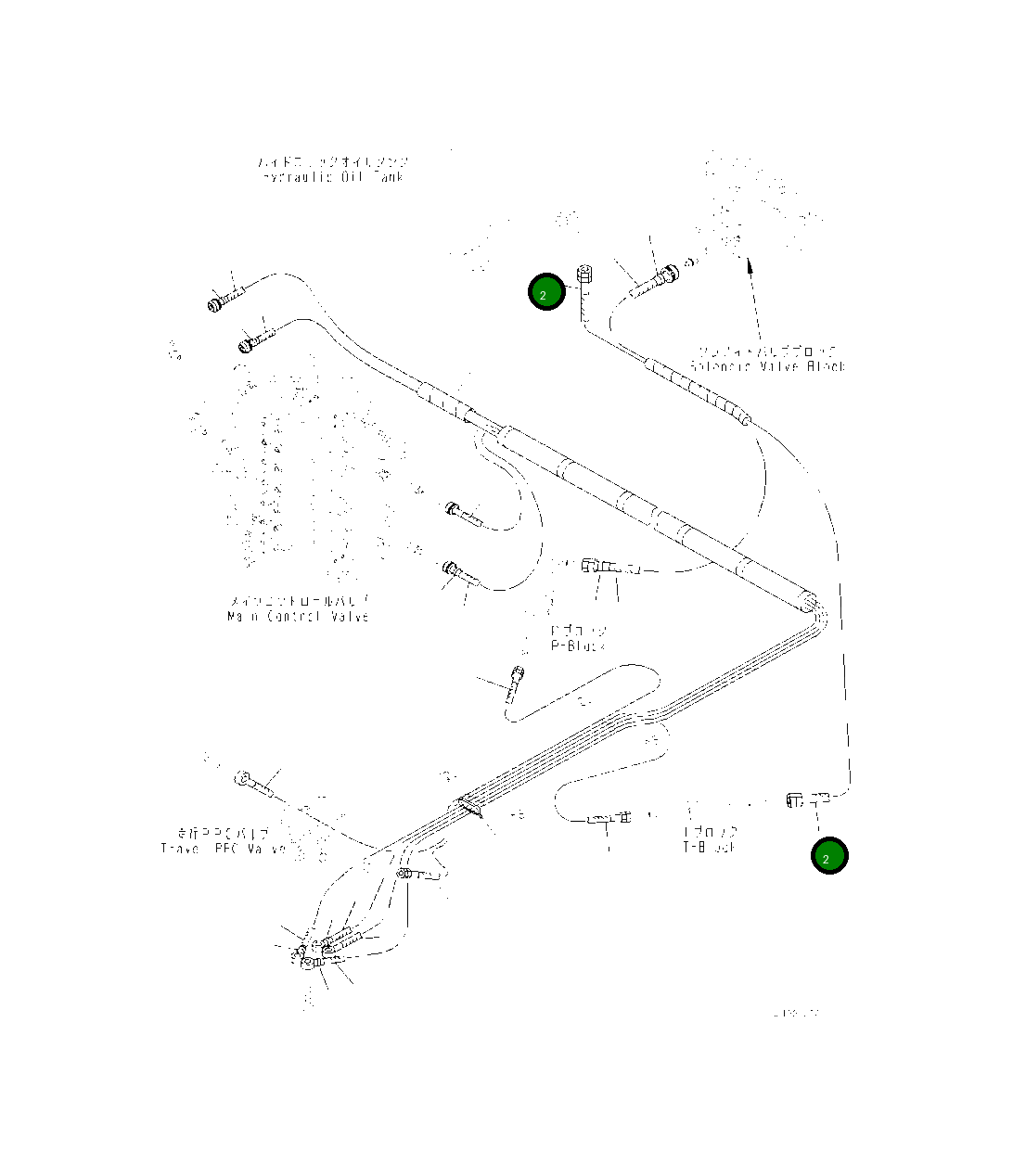 Шланг 2A5-62-12390 Komatsu