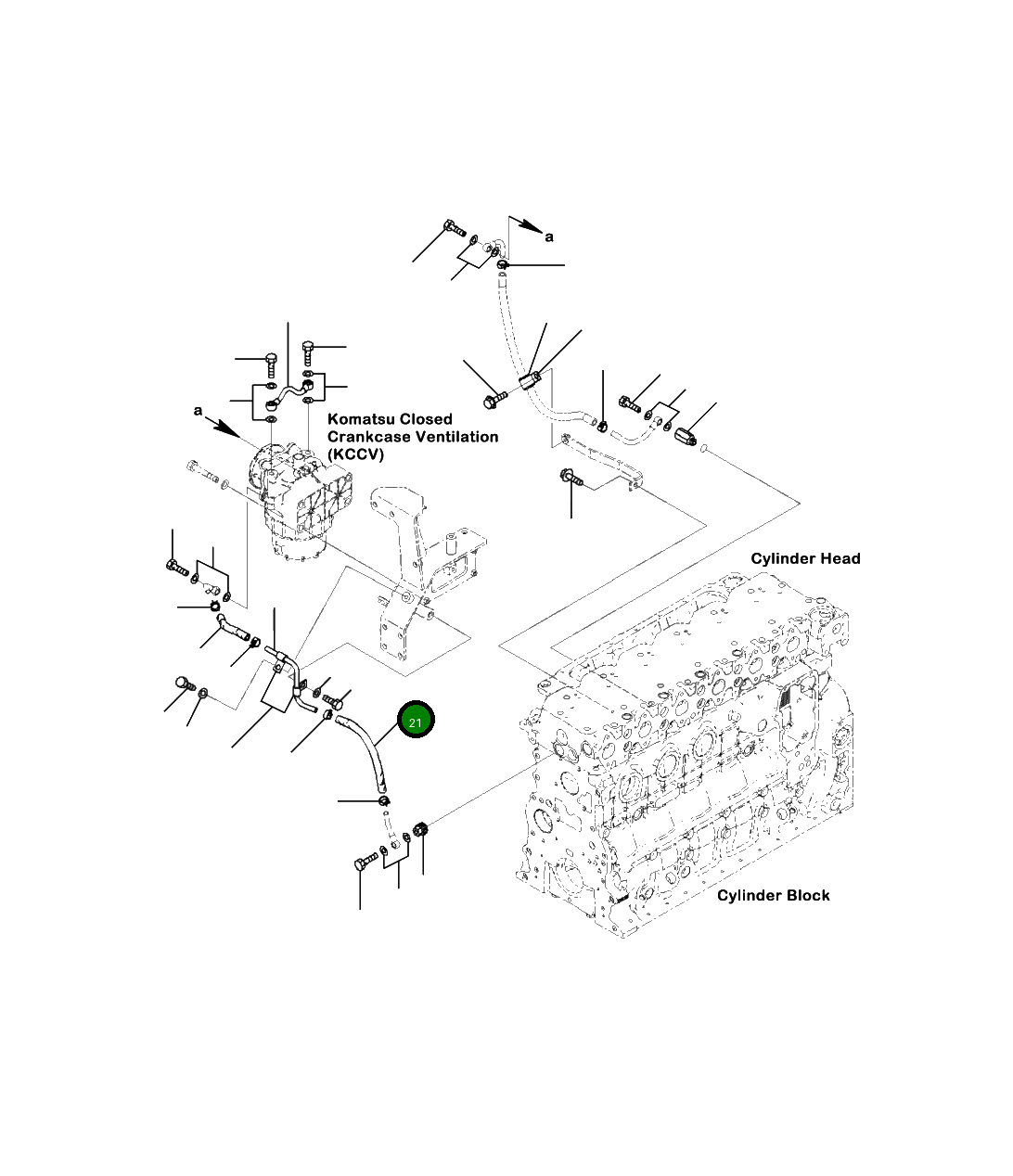Шланг 423-01-51330 Komatsu