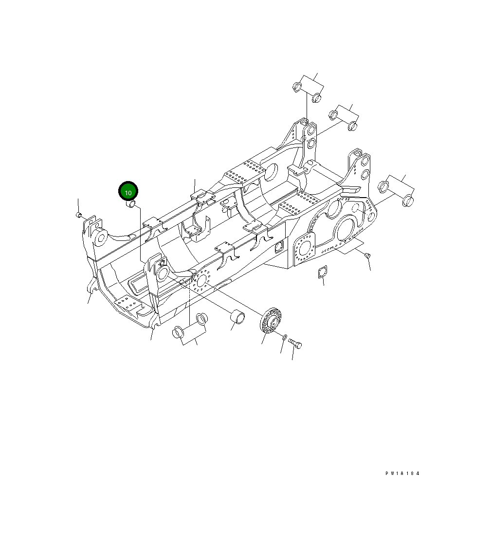 Втулка 19M-61-11150 Komatsu