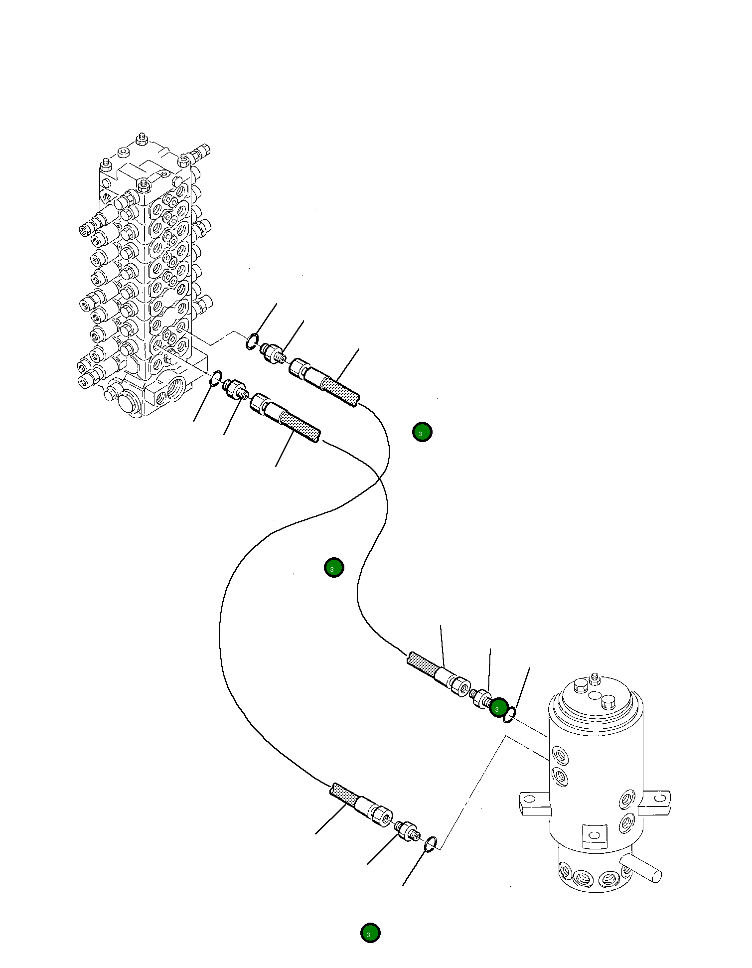 Шланг 21D-09-95450 Komatsu