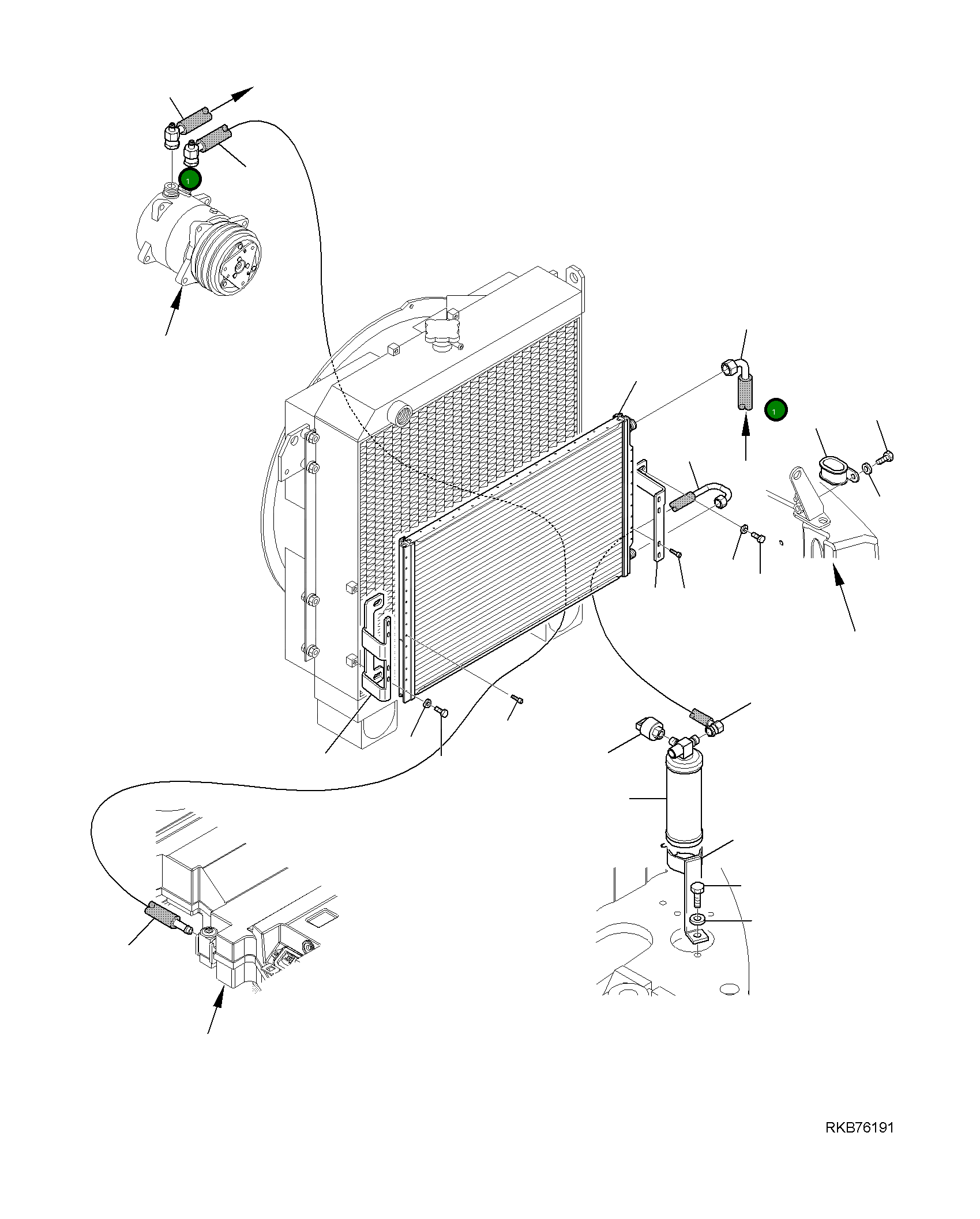 Шланг 21W-979-R160 Komatsu