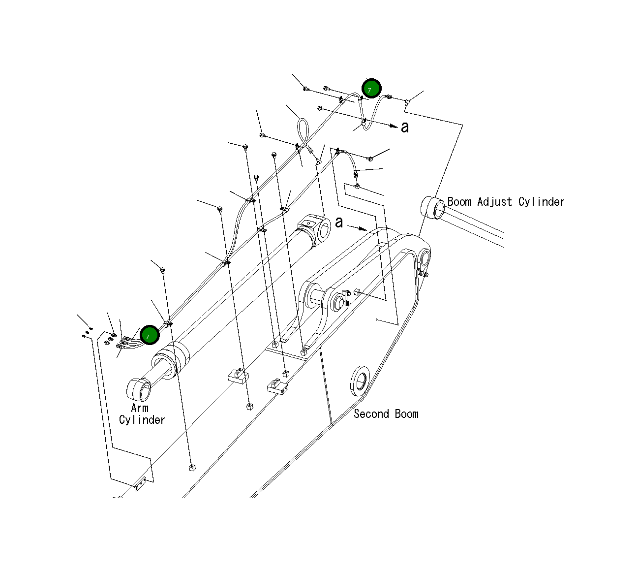 Шланг 21K-62-K1430 Komatsu