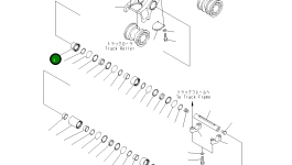 Втулка 17A-30-16221 Komatsu