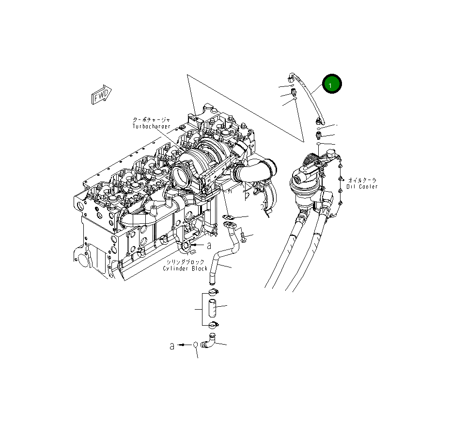 Шланг 6745-51-8130 Komatsu
