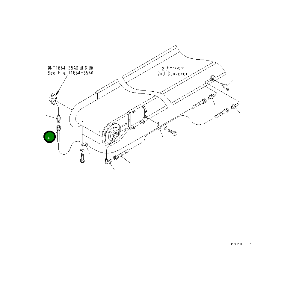 Шланг 8242-79-1180 Komatsu