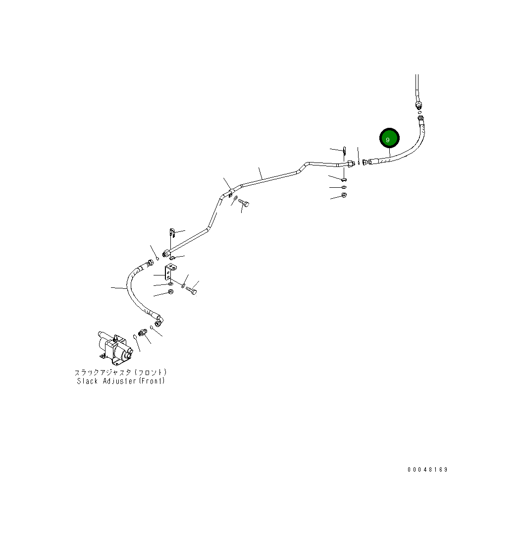 Шланг 425-43-37450 Komatsu