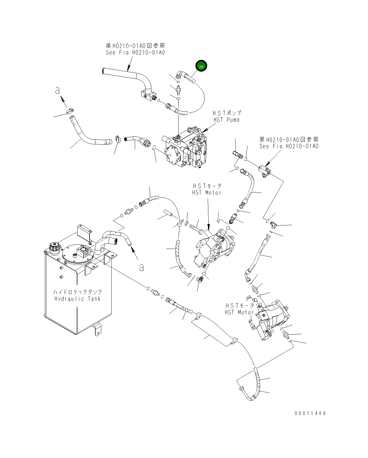 Шланг 418-18-32381 Komatsu