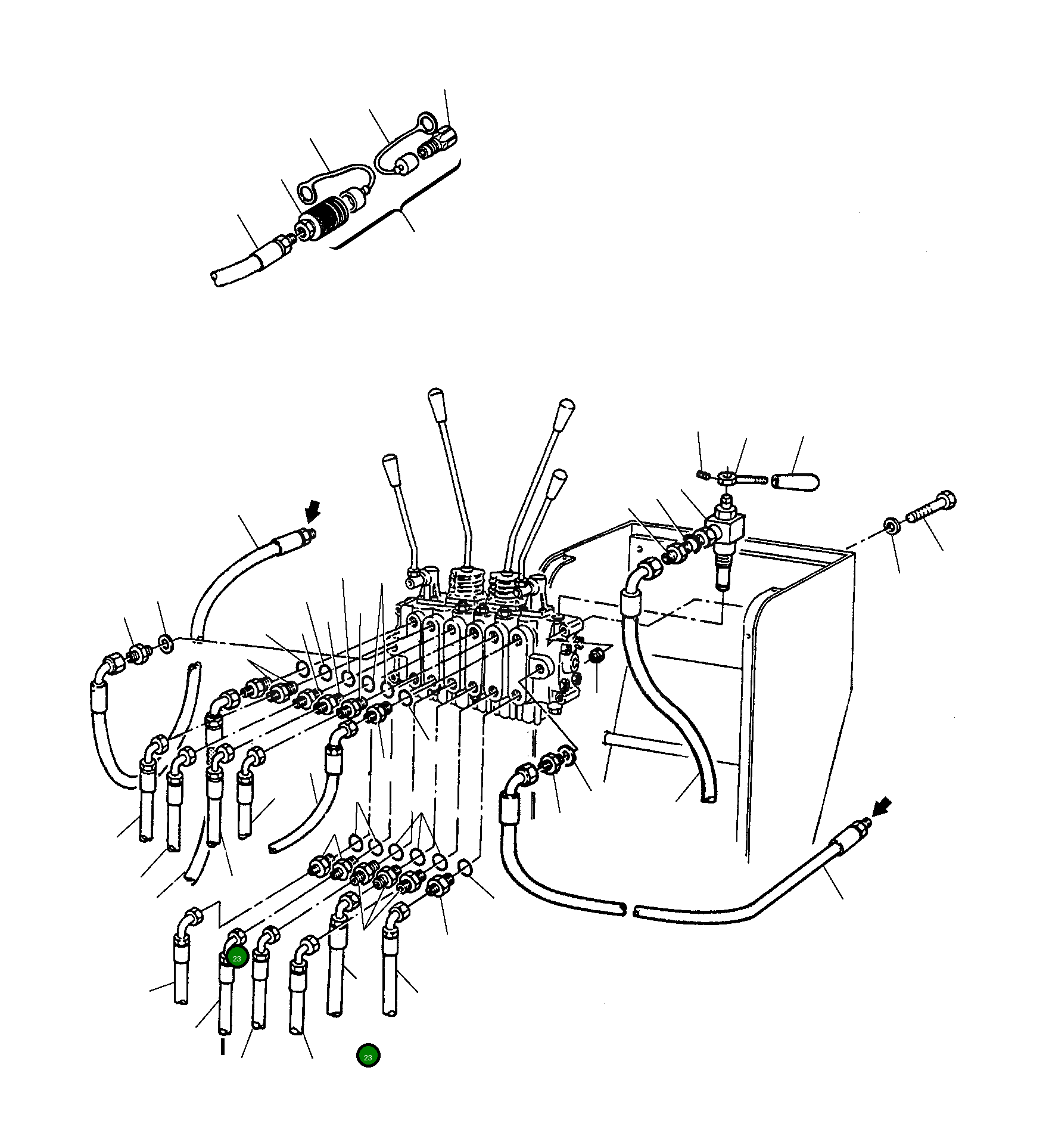 Шланг U2500401C Komatsu
